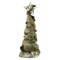 Gallerie II 15" Brown Rustic Style Glittered Christmas Tree Tabletop Decor